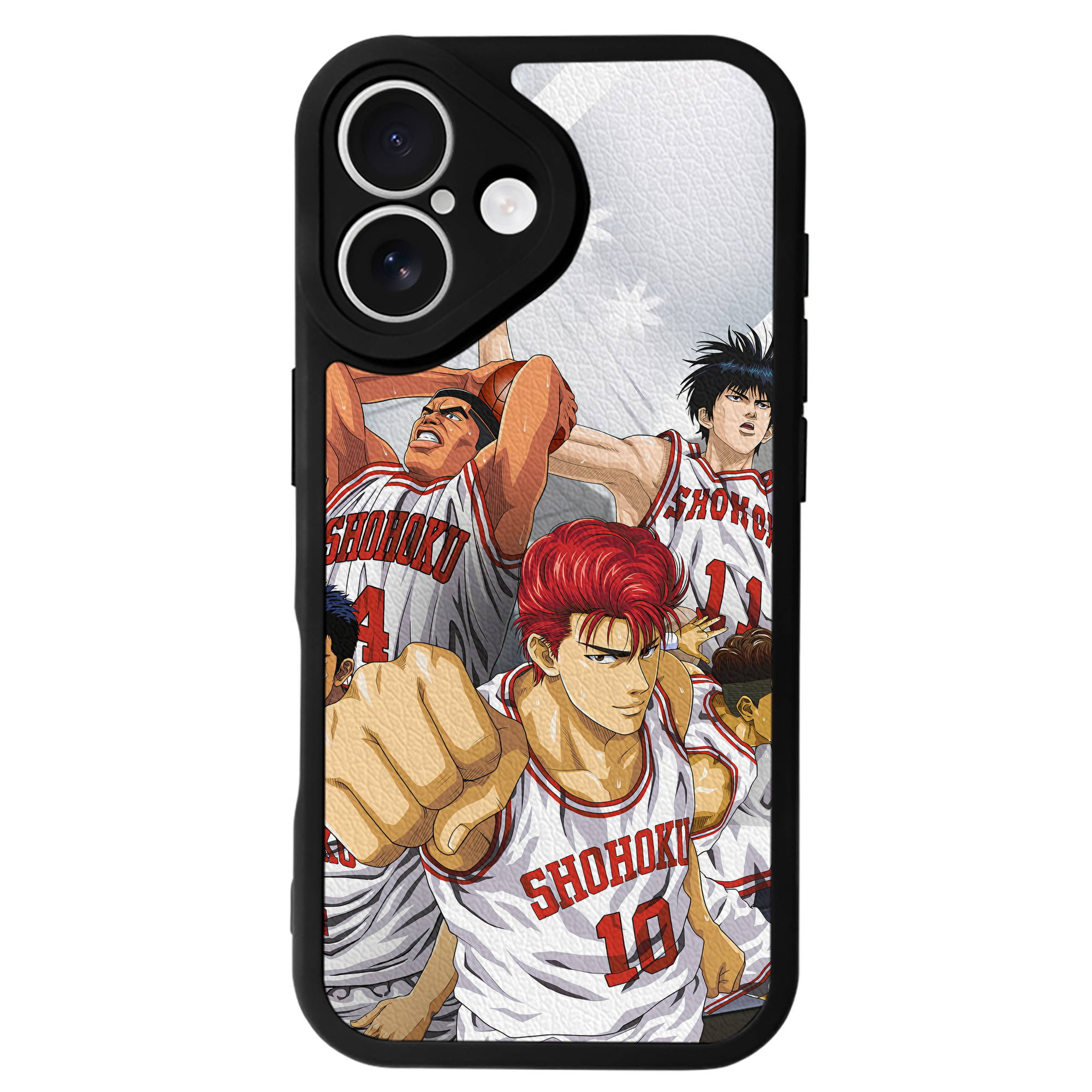 （画像用） SLAM DUNK／スラムダンク 【iPhone 16シリーズ対応】シリコンスマホケース（レザー調） 材質：シリコン